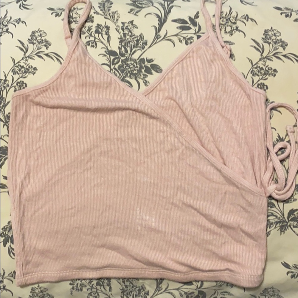 Pink crop top